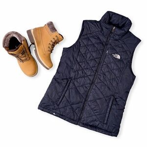 The North Face Down Black Puffer Vest Women’s Medium